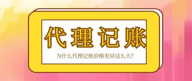 為什么代理記賬價(jià)格差異如此顯著？解析因素與選擇建議